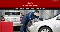 Desktop Screenshot of glensprecisionauto.com