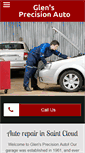 Mobile Screenshot of glensprecisionauto.com